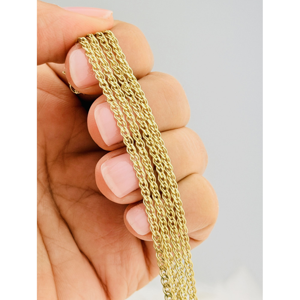Kette Gelbgold 585er, Monaliza 45cm | DIAMONDI