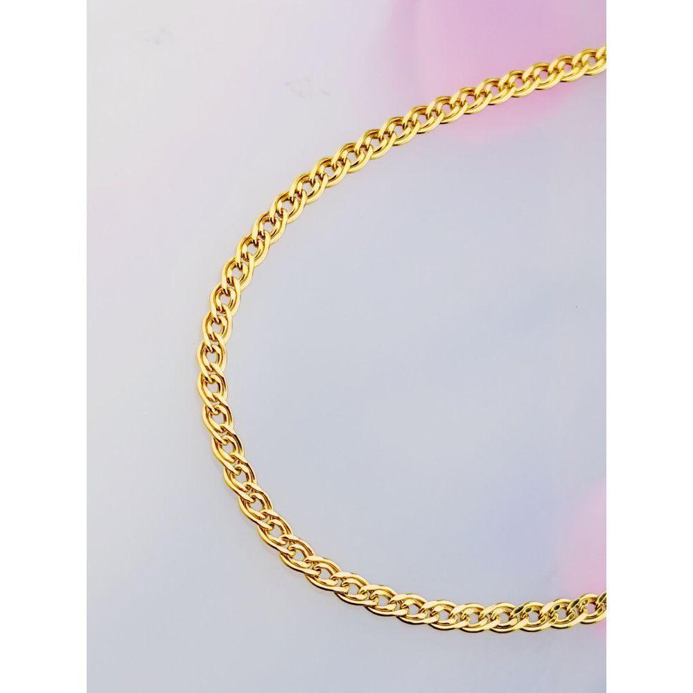 Łańcuszek złoto żółte próby 585, splot monaliza 45cm | DIAMONDI