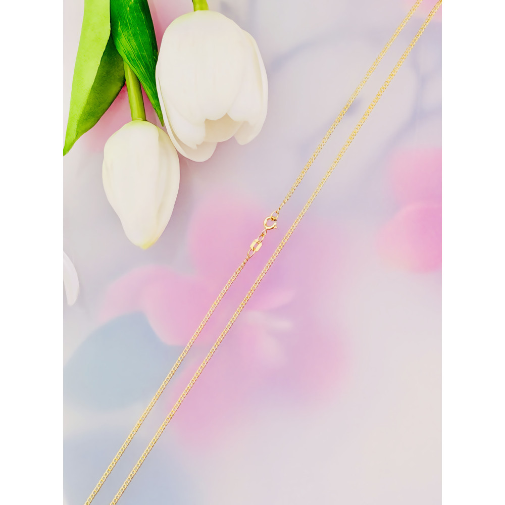 Łańcuszek złoto żółte próby 585, splot pancerka 45cm | DIAMONDI