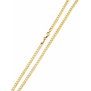 Łańcuszek złoto żółte próby 585, splot pancerka 55cm | DIAMONDI