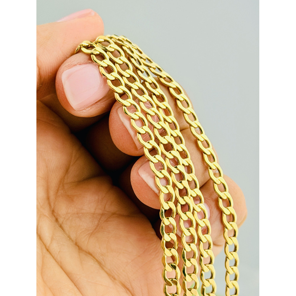Kette Gelbgold 585er, Panzerkette 55cm | DIAMONDI