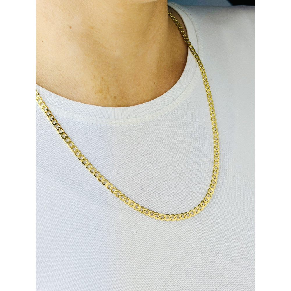 Kette Gelbgold 585er, Panzerkette 55cm | DIAMONDI