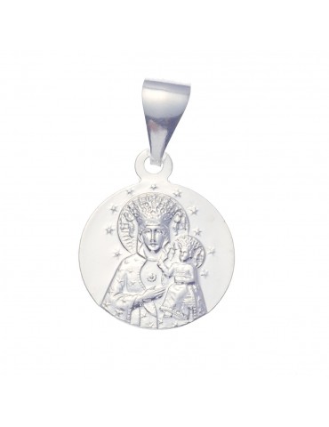 Silber Anhänger Madonna Maria mit Jesuskind Erstkommunion 925er