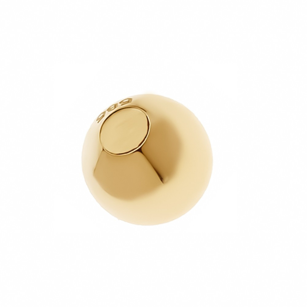 Złota zawieszka charms kulka
