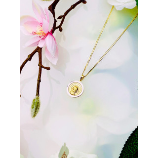 copy of Anhänger Madonna Maria mit Jesuskind Goldanhänger