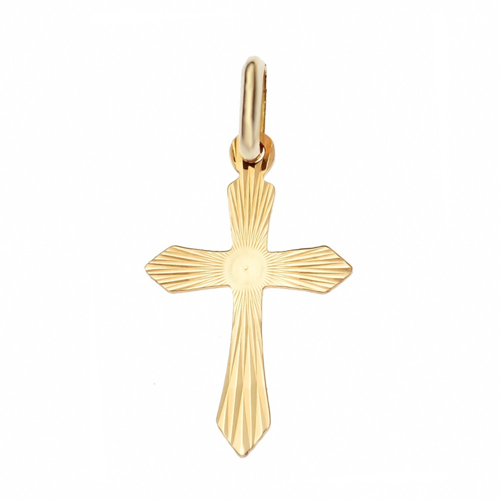 Goldanhänger Kettenanhänger Gold Anhänger Kreuz Goldkreuz Gelbgold 585er 14KT