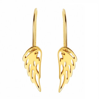 Gold Ohrringe Flügel Ohrhänger Ohrstecker Ohrschmuck Gelbgold