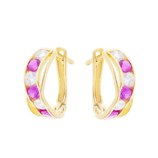 Gold Ohrringe Mit Zirkonia Ohrhänger Ohrstecker Ohrschmuck Paar Gelbgold