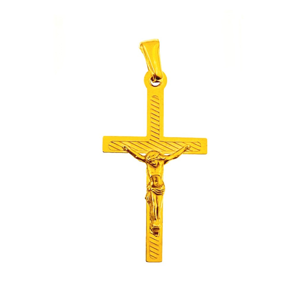 copy of Złoty krzyżyk klasyczny diamentowany