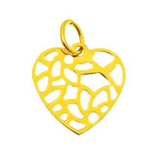 copy of Złoty wisiorek zawieszka rozeta ażurowa