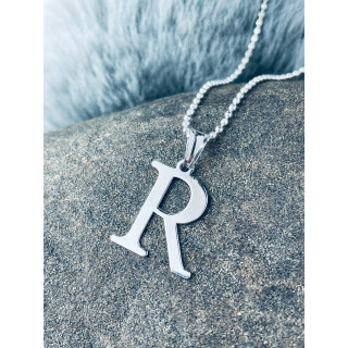 925 Silber Anhänger Buchstabe R Kettenanhänger