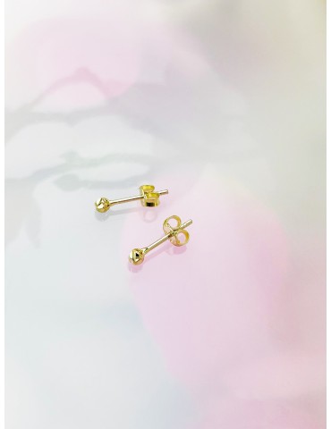 Ohrringe, Ohrstecker, Ohrringe, 585 14 KT Gelbgold, Paar