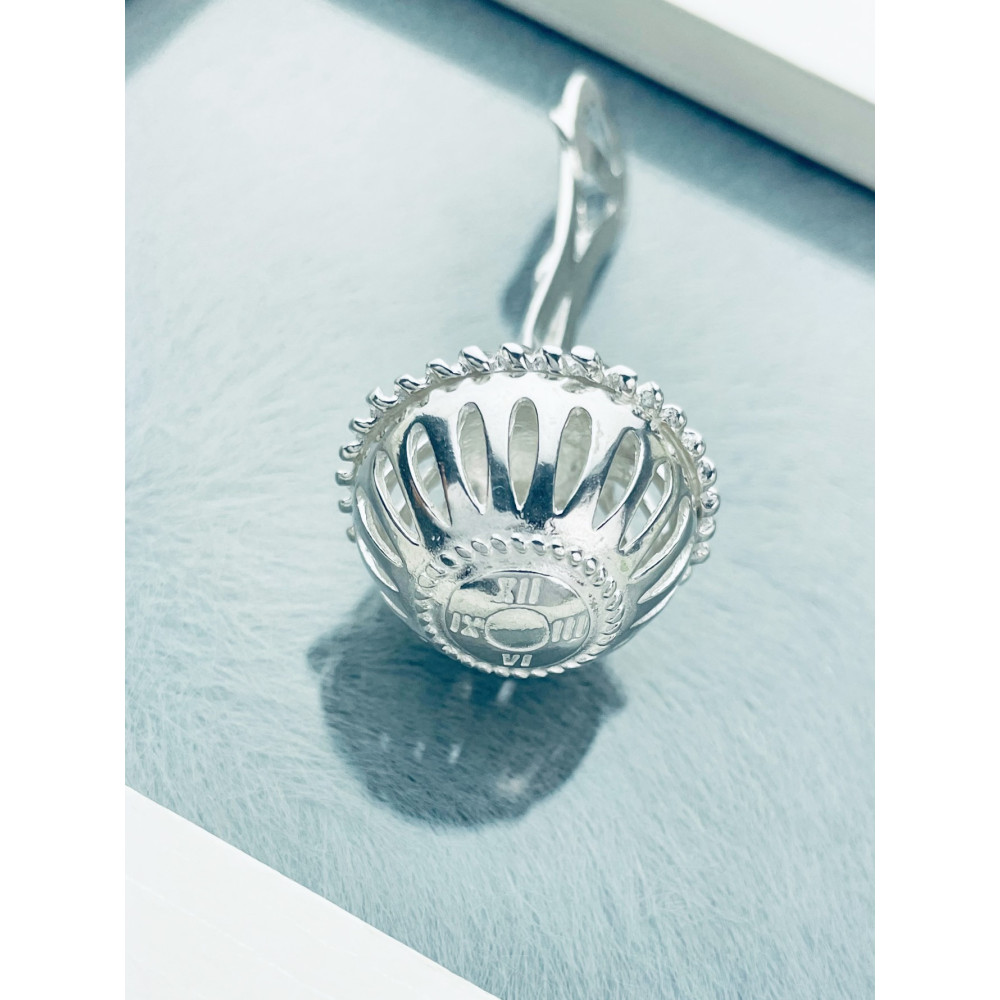Silber Babyrassel