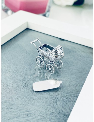 Silber Kinderwagen