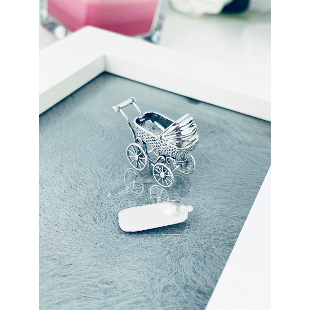 Silber Kinderwagen