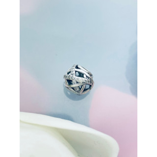 925 Silber Damen Kinder Anhänger Charms mit Zirkonia Vintage