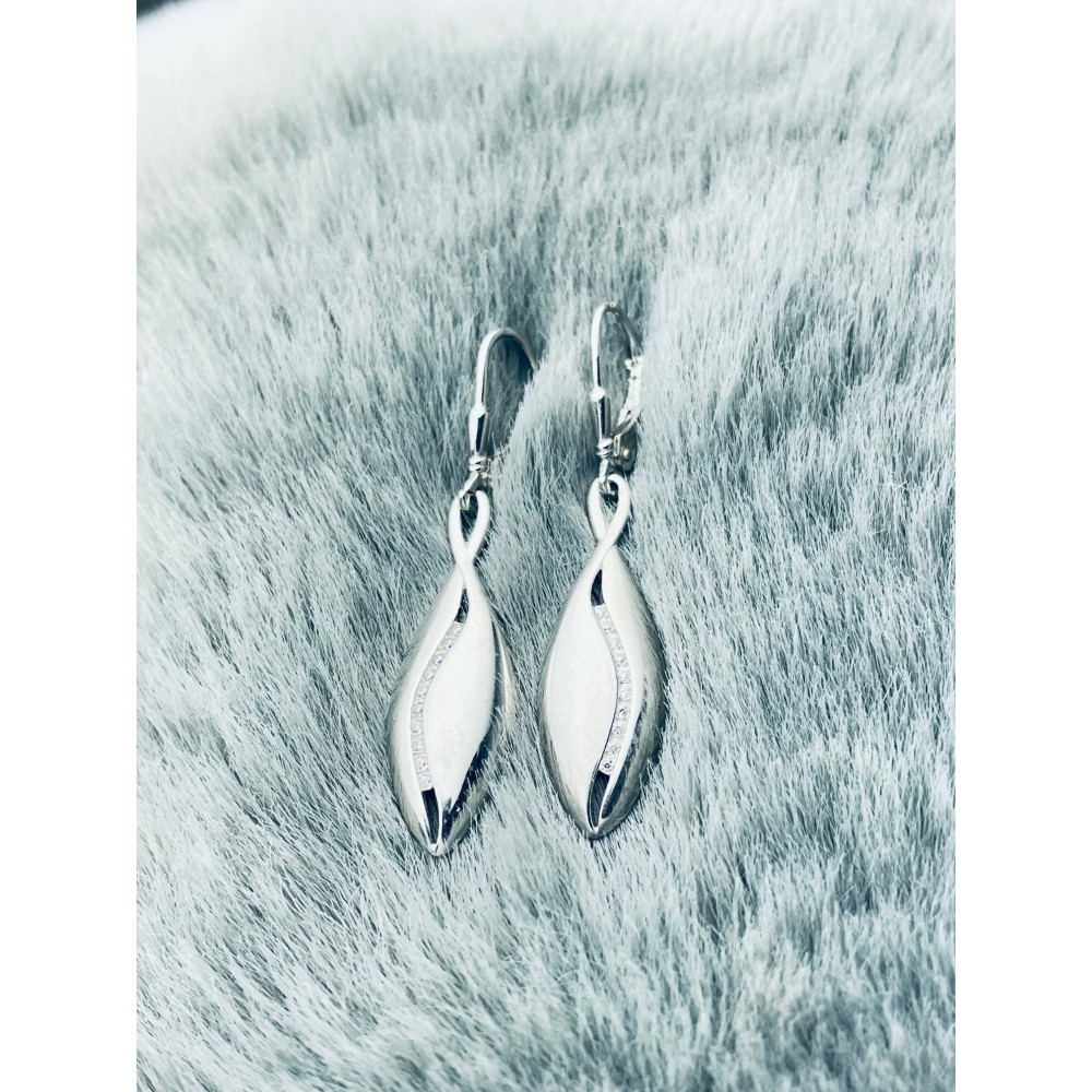 925 Silber Ohrringe mit Zirkonia