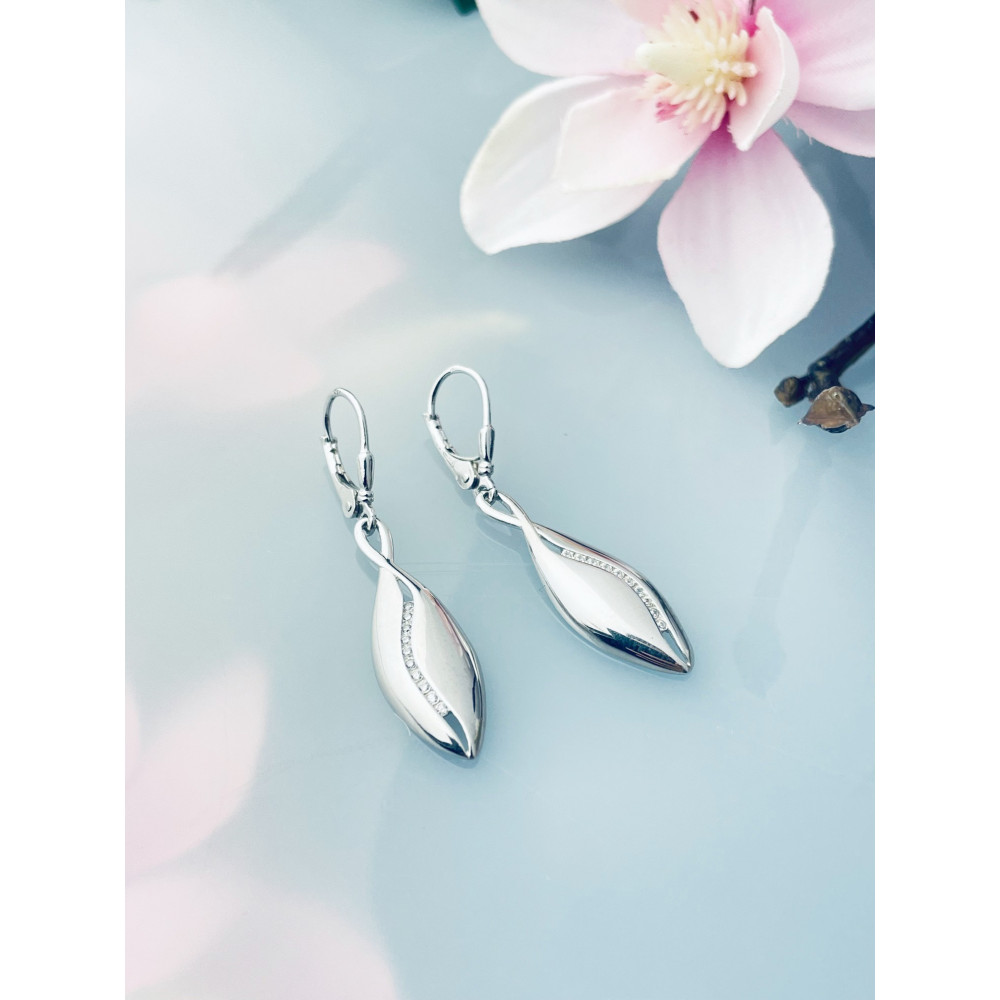 925 Silber Ohrringe mit Zirkonia