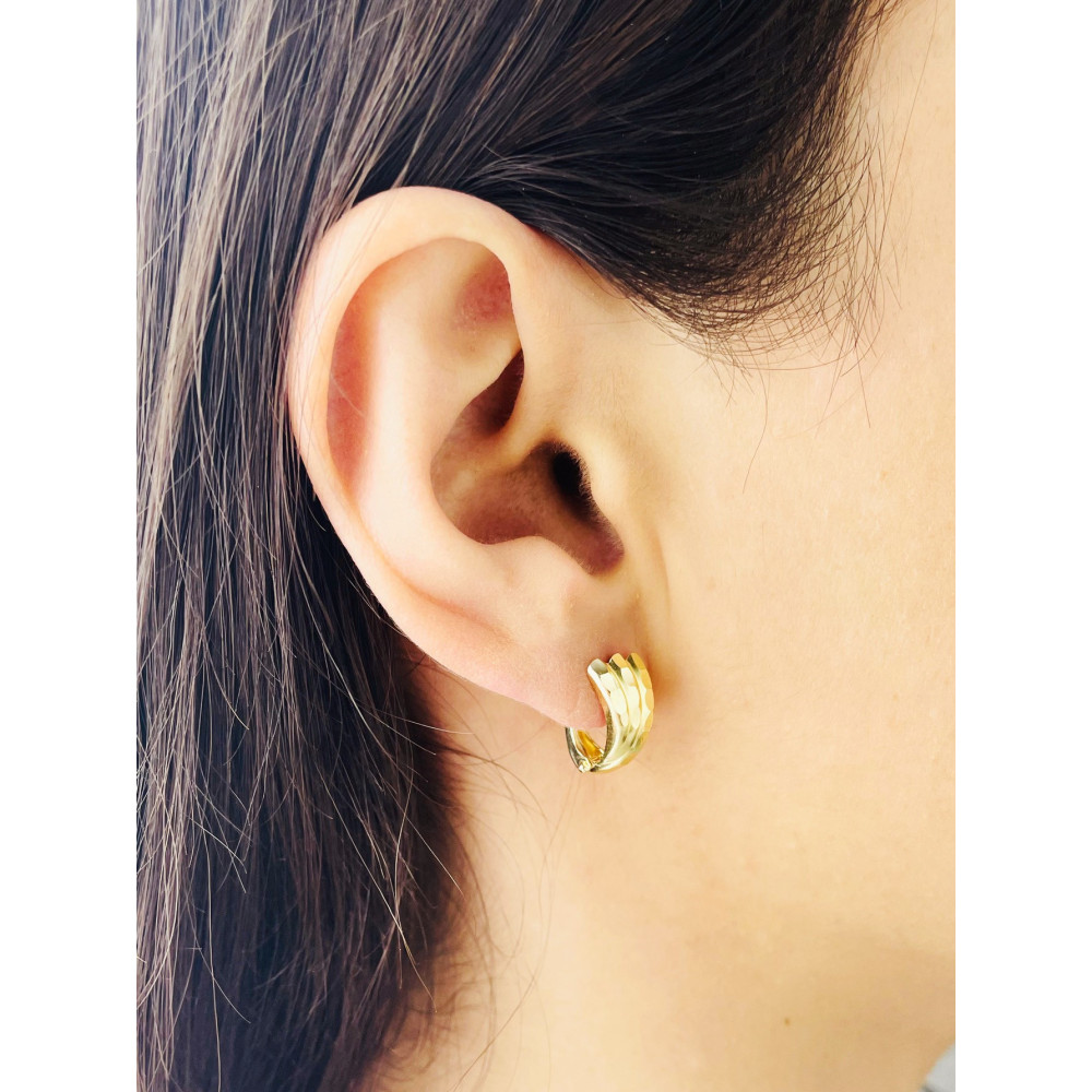 Ohrringe Ohrhänger Ohrstecker Ohrschmuck Gelbgold Paar 585er 14KT
